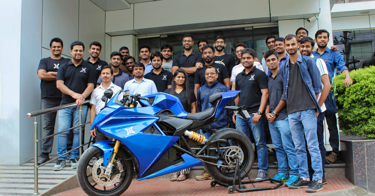 Electric motor under test