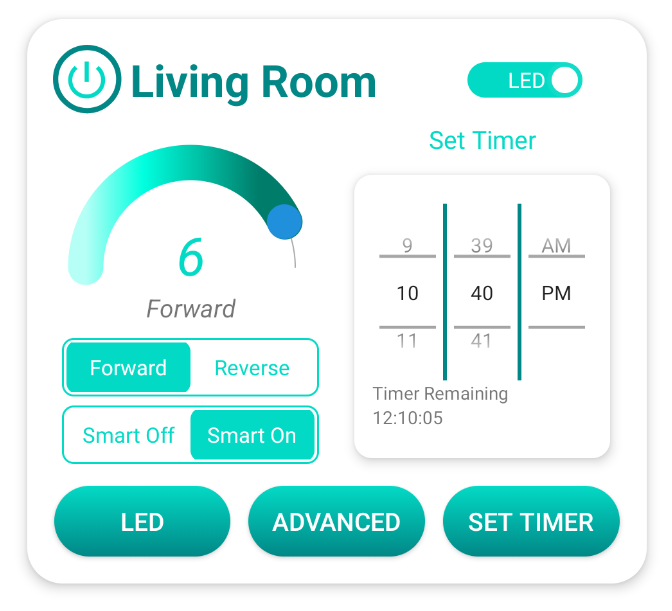 IoT control dashboard